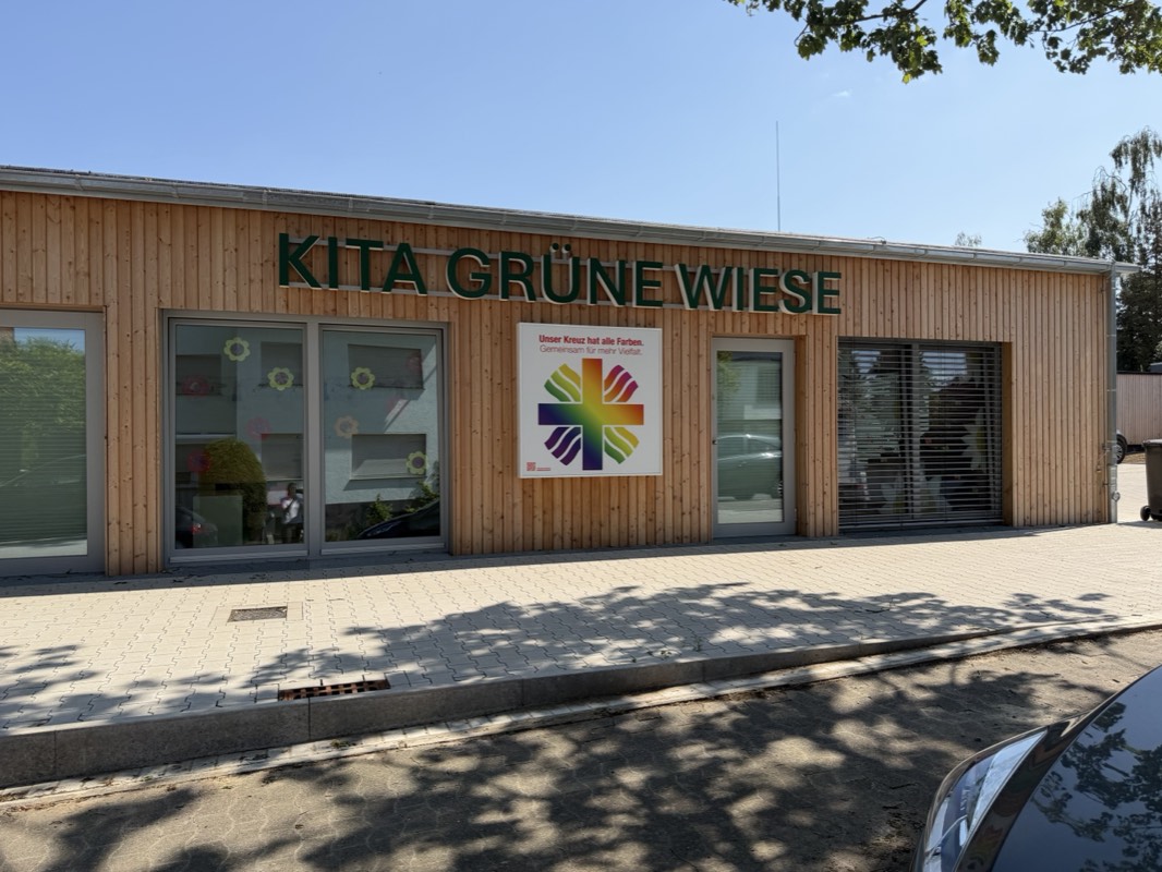 Fassade der Kindertagesstätte „Grüne Wiese“ in Anröchte